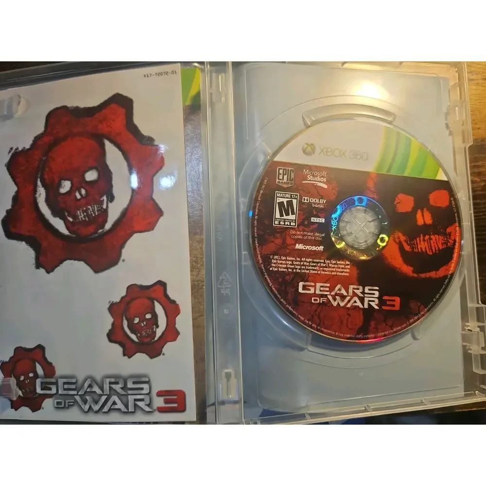 Gears of War 3 Limited Collector's Edition Microsoft Xbox 360 Complete EUC